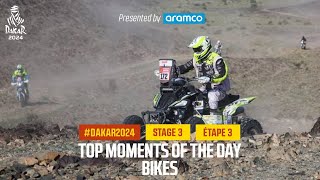 Bikes Top moments  Stage 3  Dakar2024 [upl. by Bouchier523]