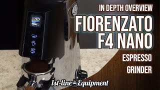 In Depth Review Fiorenzato F4 Nano Electronic Doserless Espresso Coffee Grinder [upl. by Siraval]