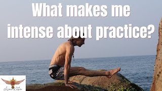 What makes me intense about practice David Garrigues Asana Kitchen Ashtanga Yoga [upl. by Dichy]