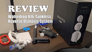 Waterdrop X16 Tankless Reverse Osmosis System Review 2025 [upl. by Faubert463]