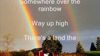 Judy Garland  Somewhere over the rainbow lyrics [upl. by Krock]