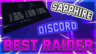 Sapphire Raider V2 Best Discord Raider Raid scam server [upl. by Veneaux]