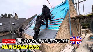 Construction work in Uk  Uk Life  Work visa Uk [upl. by Ancilin400]