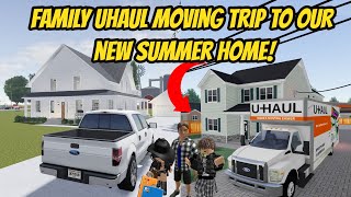 Greenville Wisc Roblox l Realistic Family UHaul Moving Trip  Voice Roleplay [upl. by Kari]