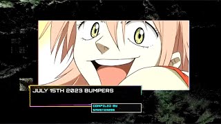 Toonami  July 15 2023 Bumpers [upl. by Sobmalarah62]