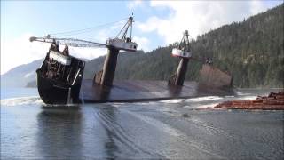 Log Barge Dumps [upl. by Arni]