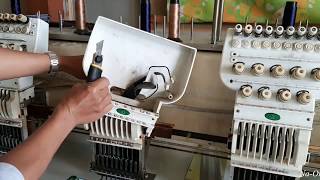 One head embroidery machine repair [upl. by Faubion952]