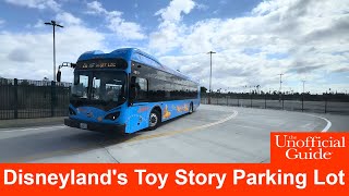 Toy Story Parking Shuttle Bus Ride at Disneyland Resort 4K POV [upl. by Amada404]