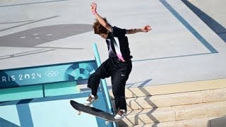 Yuto Horigome wins second Olympic gold medal in men’s street skateboarding [upl. by Shama]