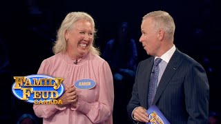 Lowest Score in the First Round of Fast Money EVER  Family Feud Canada [upl. by Adnac]