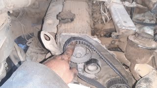 Replace Timing belt engine 1HZ Toyota [upl. by Ayot33]