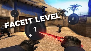 FACEIT LEVEL 1 IS WILD [upl. by Sisely]