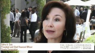 The Israel Conference™ 2010  Safra A Catz  Oracle Corporation President [upl. by Casimire]