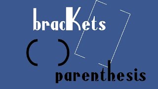 When to use brackets and parentheses [upl. by Cheria]