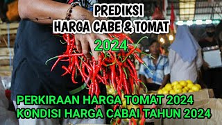 Prediksi harga cabai dan tomat tahun 2024 [upl. by Gazzo]