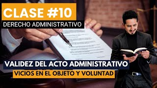 Clase 10  Nulidad y anulabilidad del acto administrativo [upl. by Gibson928]