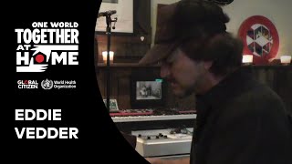 Eddie Vedder performs quotRiver Crossquot  One World Together at Home [upl. by Aldric]