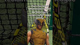 GAME DAY Im coming for that Tennis No1 ranking wolverine tennis deadpool tennisplayer [upl. by Jilleen327]