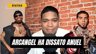 REACTION IN ITALIANO DI FELIZ NAVIDAD 8 IL DISSING DI ARCANGEL PER ANUEL OZUNA [upl. by Valerle333]