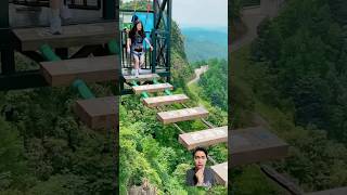 LEWAT JEMBATAN adventure nature zipline mountains ngeshortsdulu [upl. by Maharg]