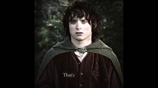 Frodo  Thats so true claireditz13 frodobaggins lotredit lotr gracieabrams thatssottrue [upl. by Namus613]