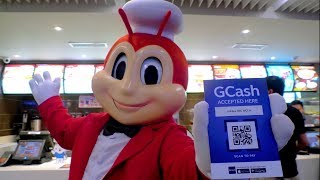 Scan to Pay with GCash QR at Jollibee [upl. by Allehcim807]