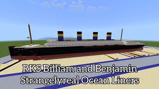 RKS Billiam and Benjamin  Minecraft Tutorial  15 Scale Fictional Ocean Liners [upl. by Peppie]