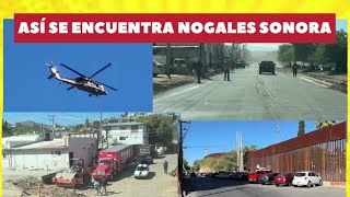 ASI SE ENCUENTRA NOGALES AL MOMENTO CENTRO RUIZ CORTINEZ Y LOS TAPIROS [upl. by Giffer]