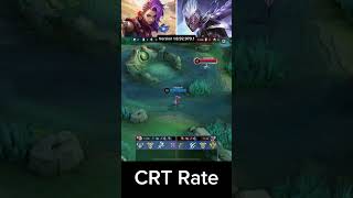 Ixia vs Karrie CRT Rate shorts mlbbshorts Mobilelegends Mlbbduel mlbb 1vs1 karrie ixia [upl. by Eigram]