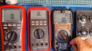 TESTS How accurate Aicevoos AS98s is in comparison with Brymen BM 869s in case of resistance test [upl. by Ariajaj]