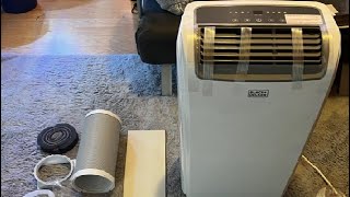 BLACKDECKER 12000 BTU Portable Air Conditioner up to 550 Sq Ft with Remote Control Review [upl. by Annohsal642]