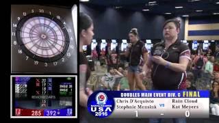 DARTSLIVE OPEN 2016 USA DOUBLES MAIN EVENT DIVC FINAL [upl. by Eisenberg]