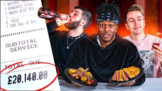 SIDEMEN WORLDS MOST EXPENSIVE MUKBANG [upl. by Christianson]