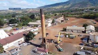 Historic Waialua Sugar Mill smoke stack to be torn down [upl. by Adrianna]