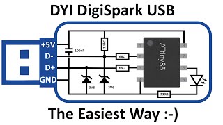 Make your own DigiSpark USB [upl. by Llertac]