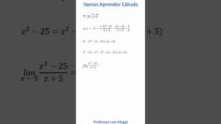 VALOR LIMITE DE UMA FUNÇÃO RACIONAL matemática calculo [upl. by Disario]