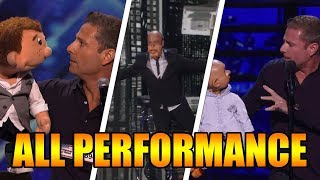 Paul Zerdin Ventriloquist Americas Got Talent 2015 All Performances｜GTF [upl. by Brunhilde]