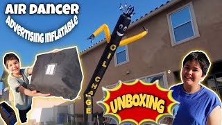 Unboxing Oil Change Air Dancer Advertising Tube Man [upl. by Doscher]