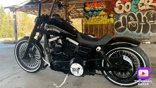 Harley Davidson Dyna Build In 7 Minutes “Black Sheep” [upl. by Notniw865]