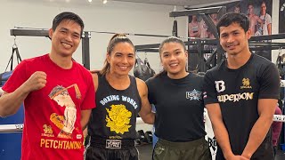 Superbon sparring Janet Todd and Jackie Buntan in seminar in LA [upl. by Ruthven538]