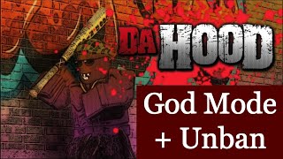 ROBLOX  DA HOOD  GOD MODE  UNBAN  OP SCRIPT [upl. by Edmead]