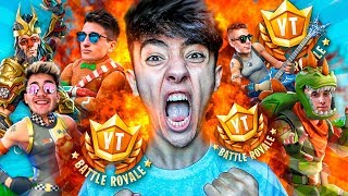 MEJORES MOMENTOS en EL TORNEO DE YOUTUBERS de FORTNITE Battle Royale  Agustin51 [upl. by Gayner]