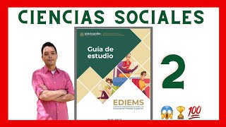 Guía de Ingreso Preparatoria EDIEMS 2022 CONALEP COBACH CBTIS CETIS TELEBACH Ciencias Sociales 2 [upl. by Adlitam]