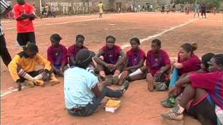 In Angola UNICEFsupported programmes spread HIV awareness through sports [upl. by Vowel54]