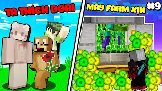 MINECRAFT TRUNG CỔ TẬP 9 DORI BỎ NHÀ THEO CHUỘT TV  NÂNG CẤP MÁY FARM XP DÍ VANHMC CHẠY MẤT DÉP [upl. by Gerson130]