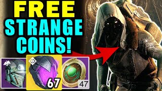 Destiny 2 XUR GIVING AWAY FREE STRANGE COINS  Xur Review July 26  29 [upl. by Ariada]