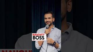 Naughty Boss Roasted By Vikas Kush Sharma  Crowd Work Stand Up Comedy standupcomedy shorts [upl. by Nayrbo]