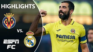 Villarreal vs Real Madrid  La Liga Highlights  ESPN FC [upl. by Adyaj550]