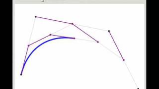 Bezier Curve by de Casteljaus Algorithm [upl. by Dennett]