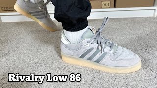 Adidas Rivalry Low 86 Reviewamp On foot [upl. by Nosinned187]